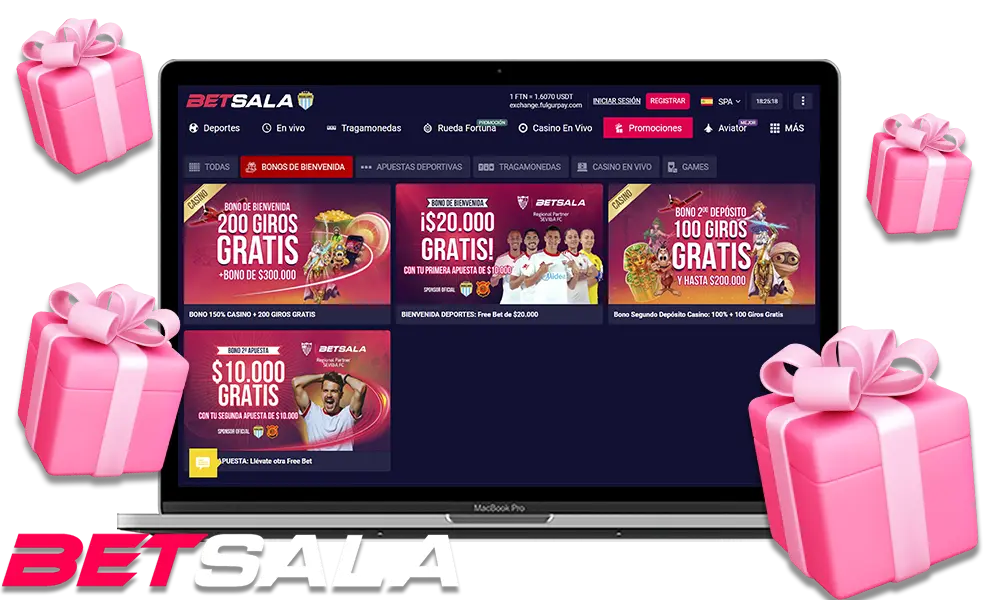 Bono de bienvenida de Betsala